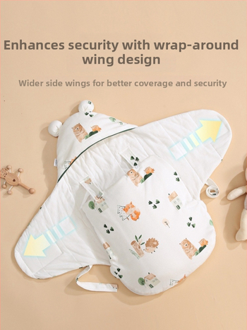 Zīdaiņu gulēšanas somiņa no 95% kokvilnas, pildījums 100% kokvilna, visu sezonu lietošanai, zīdaiņiem, Bolin Lily