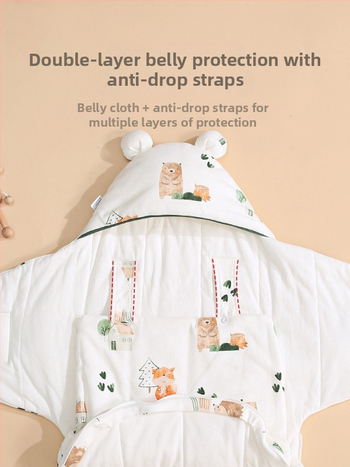 Zīdaiņu gulēšanas somiņa no 95% kokvilnas, pildījums 100% kokvilna, visu sezonu lietošanai, zīdaiņiem, Bolin Lily