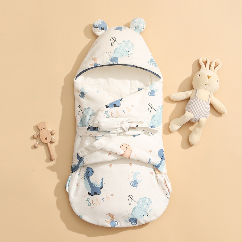 Zīdaiņu gulēšanas somiņa no 95% kokvilnas, pildījums 100% kokvilna, visu sezonu lietošanai, zīdaiņiem, Bolin Lily