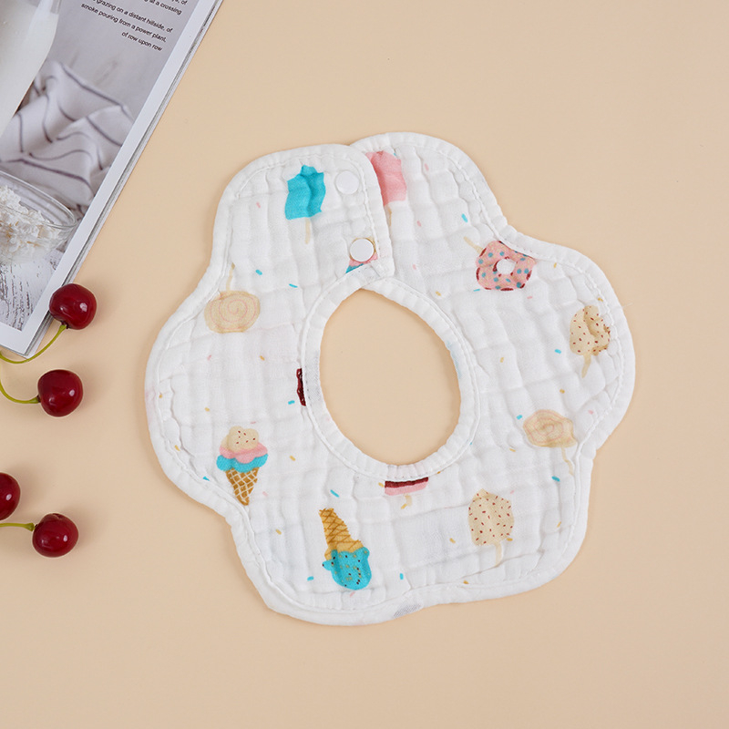 Meen Bear Csecsemő Nyálkendő – géz, egyszálas, egyszerű szövet, 23 g, felszívódás 0–5 s