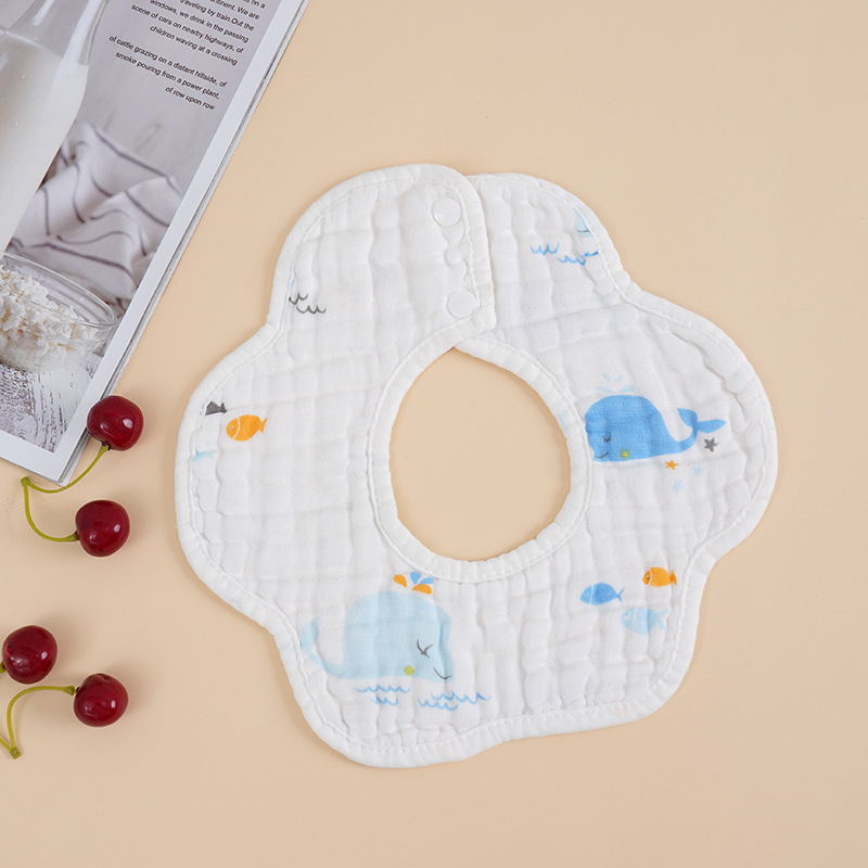 Meen Bear Csecsemő Nyálkendő – géz, egyszálas, egyszerű szövet, 23 g, felszívódás 0–5 s