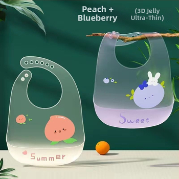 Nedrošīgs bērnu ēdienu bibs - bellyband, poliestera audums ar kokvilnas sastāvu, piemērots 3–8 gadu vecumam