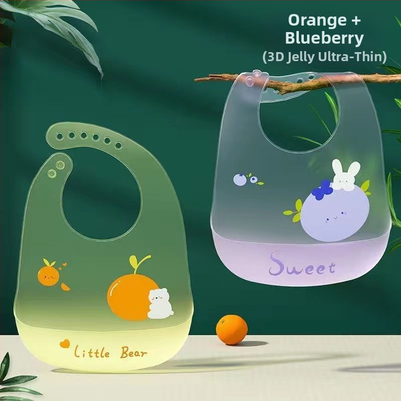 Nedrošīgs bērnu ēdienu bibs - bellyband, poliestera audums ar kokvilnas sastāvu, piemērots 3–8 gadu vecumam