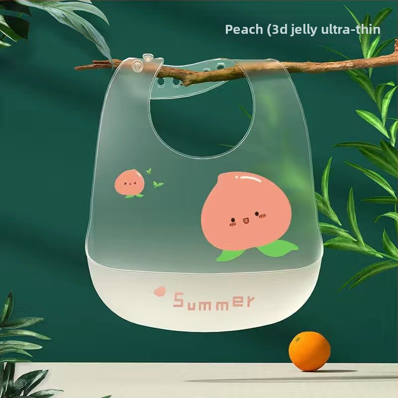 Nedrošīgs bērnu ēdienu bibs - bellyband, poliestera audums ar kokvilnas sastāvu, piemērots 3–8 gadu vecumam