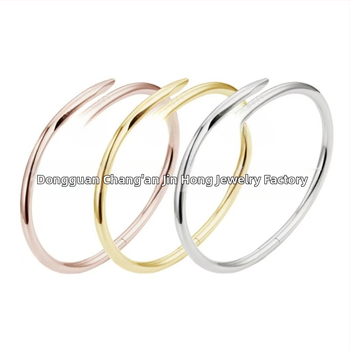 Nerūsējā tērauda rokassprādze no Jinhong Jewelry — augstas kvalitātes juvelierizstrādājums, elektroplēšana, roku aksesuārs