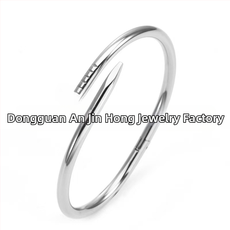 Nerūsējā tērauda rokassprādze no Jinhong Jewelry — augstas kvalitātes juvelierizstrādājums, elektroplēšana, roku aksesuārs