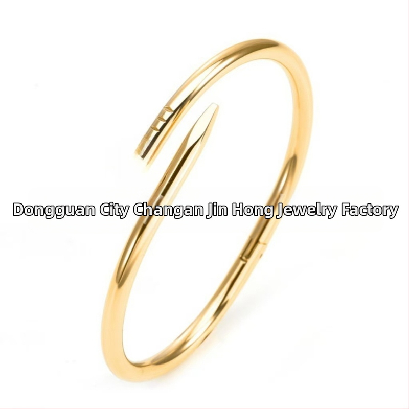 Nerūsējā tērauda rokassprādze no Jinhong Jewelry — augstas kvalitātes juvelierizstrādājums, elektroplēšana, roku aksesuārs