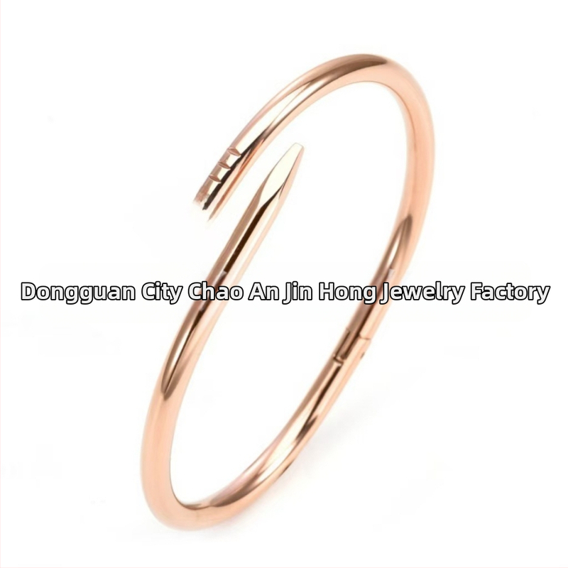 Nerūsējā tērauda rokassprādze no Jinhong Jewelry — augstas kvalitātes juvelierizstrādājums, elektroplēšana, roku aksesuārs