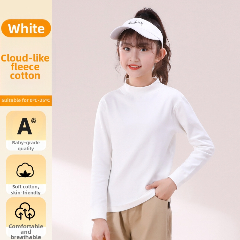 Vaikų pagrindinis topas su ilgomis rankovėmis, 95% medvilnė, švelni vidinė apdaila, unisex