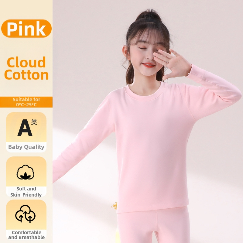 Vaikų pagrindinis topas su ilgomis rankovėmis, 95% medvilnė, švelni vidinė apdaila, unisex