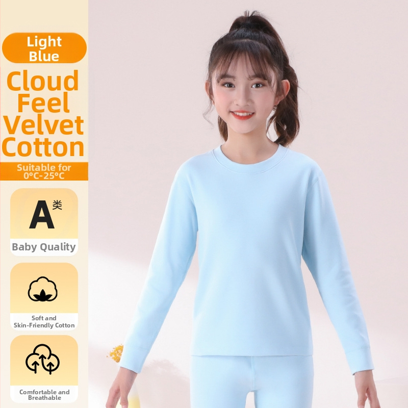 Vaikų pagrindinis topas su ilgomis rankovėmis, 95% medvilnė, švelni vidinė apdaila, unisex