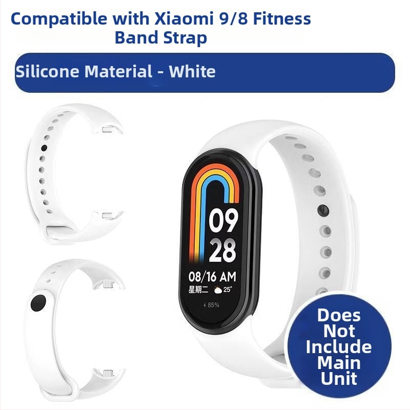 Náhradný pás pre Xiaomi Mi Band 9/8 – NFC verzia, plastový pás, módny štýl, prispôsobiteľná šírka pásu