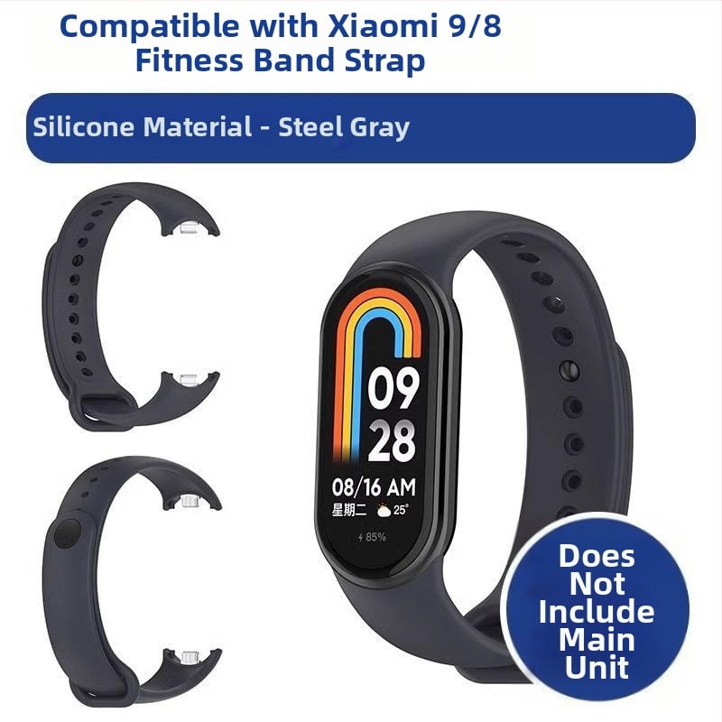 Náhradný pás pre Xiaomi Mi Band 9/8 – NFC verzia, plastový pás, módny štýl, prispôsobiteľná šírka pásu