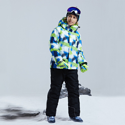 Coolo Star Set ski pentru copii unisex – țesătură Taslon, impermeabilitate 5000, umplutură din bumbac, căptușeală Ultrafine Shake Grain