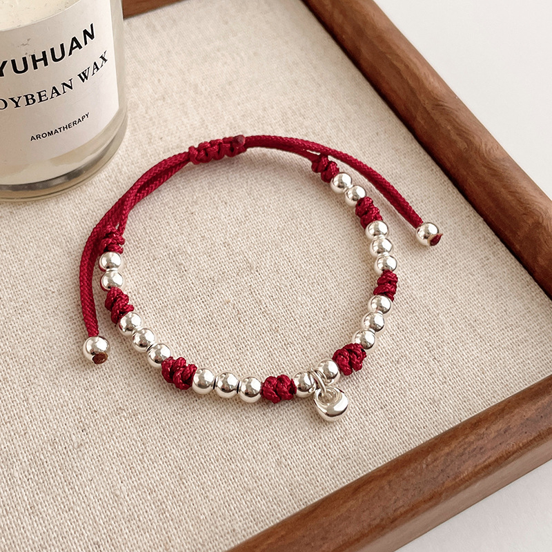 S925 virvelinės apyrankės - 2026 m. zodiako metai, rankų darbo, unisex, nacionalinio stiliaus