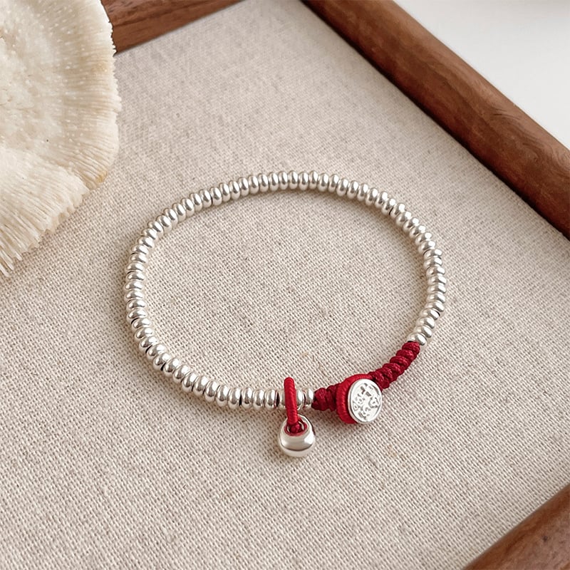 S925 virvelinės apyrankės - 2026 m. zodiako metai, rankų darbo, unisex, nacionalinio stiliaus