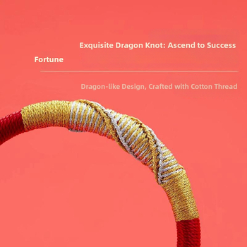 DIY pyninė apyrankė iš virvės, nacionalinio stiliaus, unisex, rankų mezgimas, 2025 m. pavasaris.