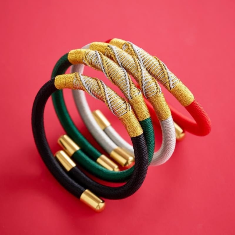 DIY pyninė apyrankė iš virvės, nacionalinio stiliaus, unisex, rankų mezgimas, 2025 m. pavasaris.