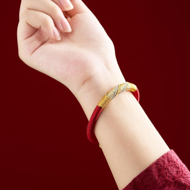 DIY pyninė apyrankė iš virvės, nacionalinio stiliaus, unisex, rankų mezgimas, 2025 m. pavasaris.