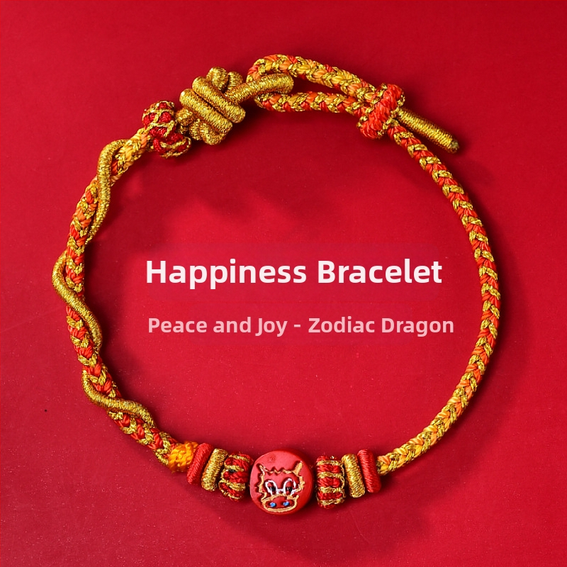 Rokas adīta auklas rokassprādze, etniskā stila, unisex, rudens 2025 izlaidums