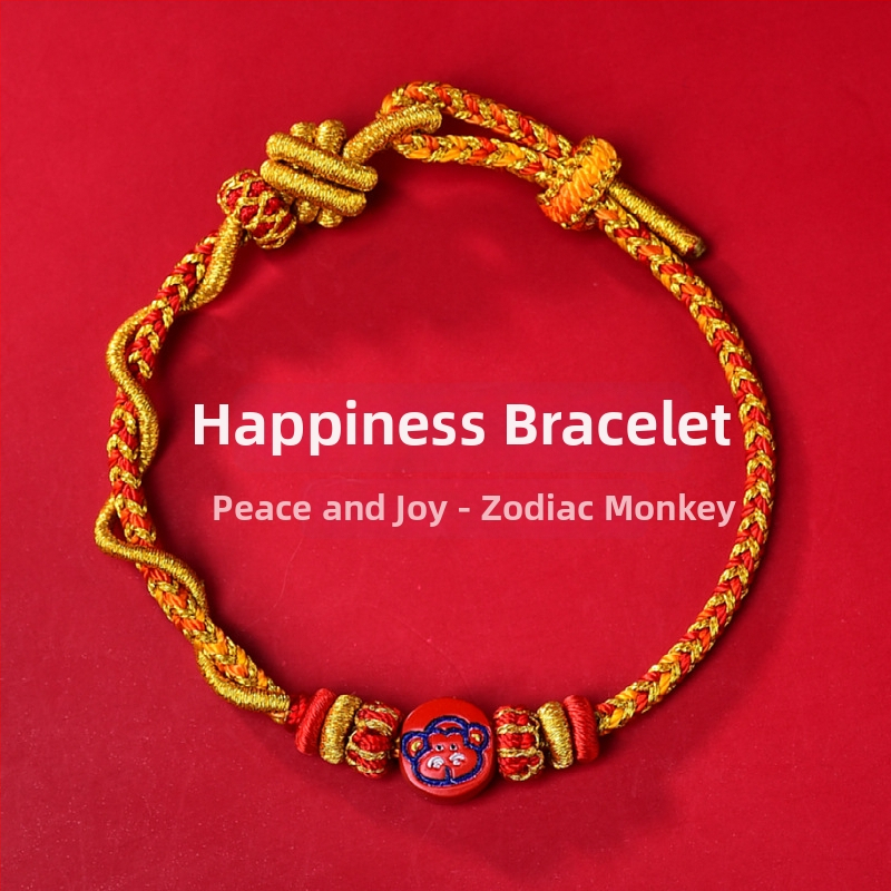 Rokas adīta auklas rokassprādze, etniskā stila, unisex, rudens 2025 izlaidums