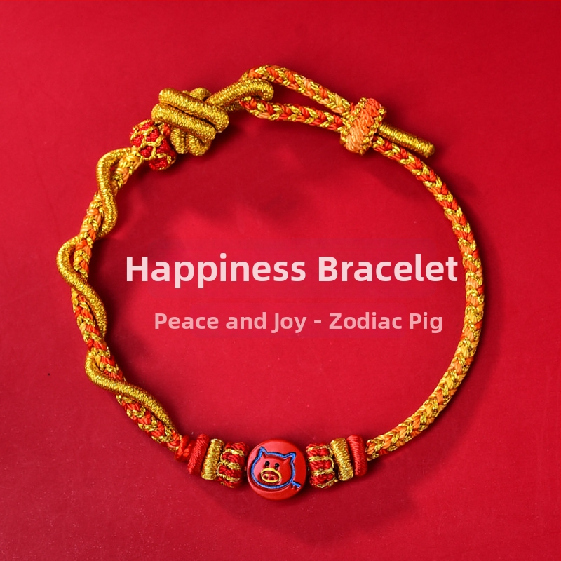 Rokas adīta auklas rokassprādze, etniskā stila, unisex, rudens 2025 izlaidums