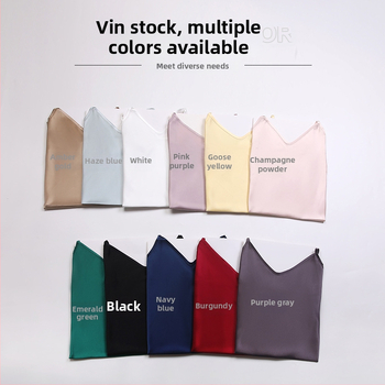 Sieviešu mulberry zīda naktskleita, cami stila, bez piedurknēm, V kakla izgriezums, īss garums, vissezonu mājas miega apģērbs