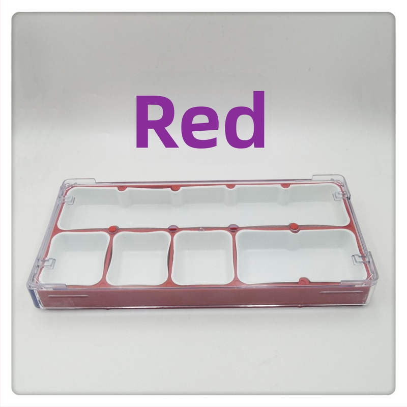 Pulksteņu labošanas instrumentu komplekts un detaļu uzglabāšanas kārba, zhilan, ABS plastmasa, 5 komplekti, pulksteņu detaļu kastīte, mājas lietošanai, vidējā sistēma