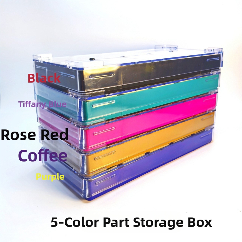Pulksteņu labošanas instrumentu komplekts un detaļu uzglabāšanas kārba, zhilan, ABS plastmasa, 5 komplekti, pulksteņu detaļu kastīte, mājas lietošanai, vidējā sistēma