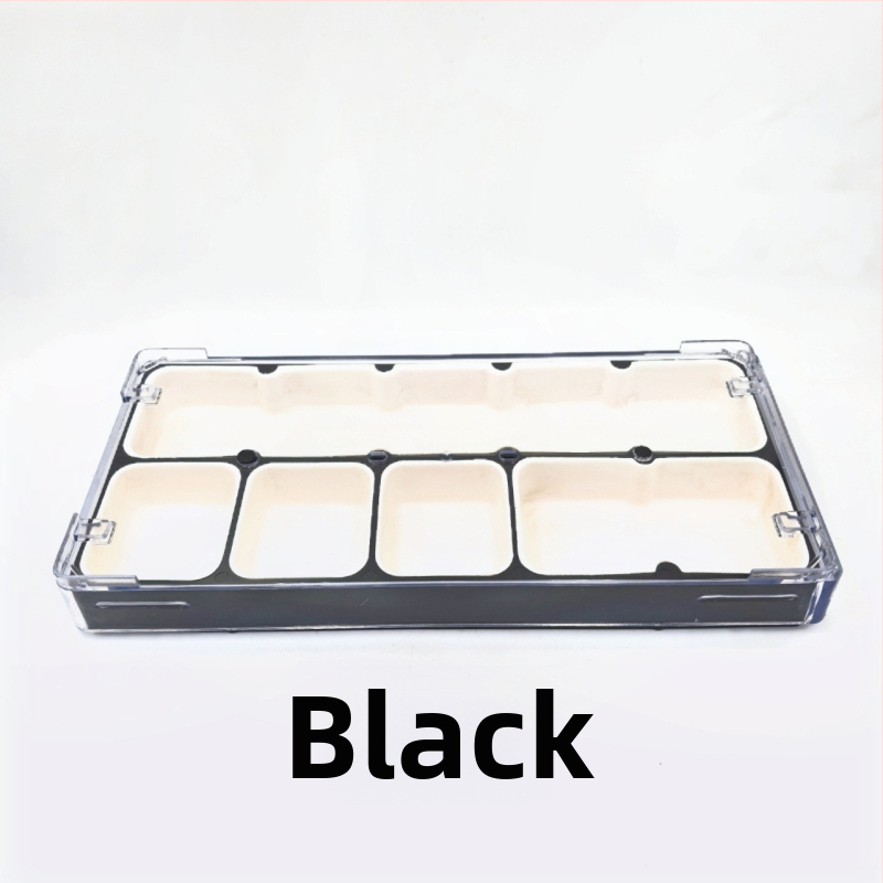 Pulksteņu labošanas instrumentu komplekts un detaļu uzglabāšanas kārba, zhilan, ABS plastmasa, 5 komplekti, pulksteņu detaļu kastīte, mājas lietošanai, vidējā sistēma