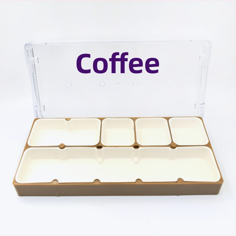 Pulksteņu labošanas instrumentu komplekts un detaļu uzglabāšanas kārba, zhilan, ABS plastmasa, 5 komplekti, pulksteņu detaļu kastīte, mājas lietošanai, vidējā sistēma