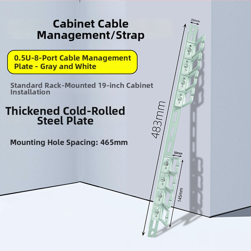 Skapja kabelu vadības panelis ar 28 nodalījumiem un 56 portiem, zivs kaula dizaina aizsargplāksne