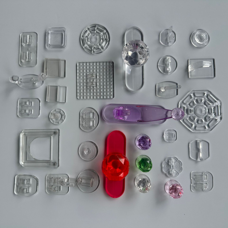 Līmējams āķa papildinājums, plakanais āķis apģērbiem un cepurēm, bez urbumiem, plastmasa, 1 gab., mūsdienīgs minimālisma stils, slodze 5-10 kg