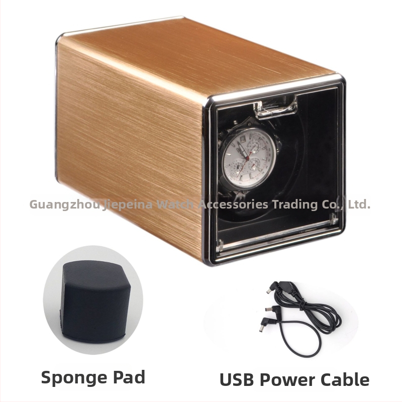 Kompakti laikrodžių vyniojimo įrenginys su automatinio vyniojimo mechanizmu, prekės ženklas ZAPANAS, galima logotipo spausdinimas, licencijuotas privataus žymėjimo, pakuotė 12 vnt