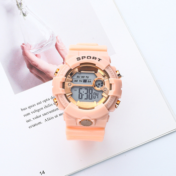 Taili Electronics Ükssarve kronograaf kell elektronilise liikumisega, numbriline kuvamine, fosfoorsentsvalgustus, taimer, kuupäev ja äratus