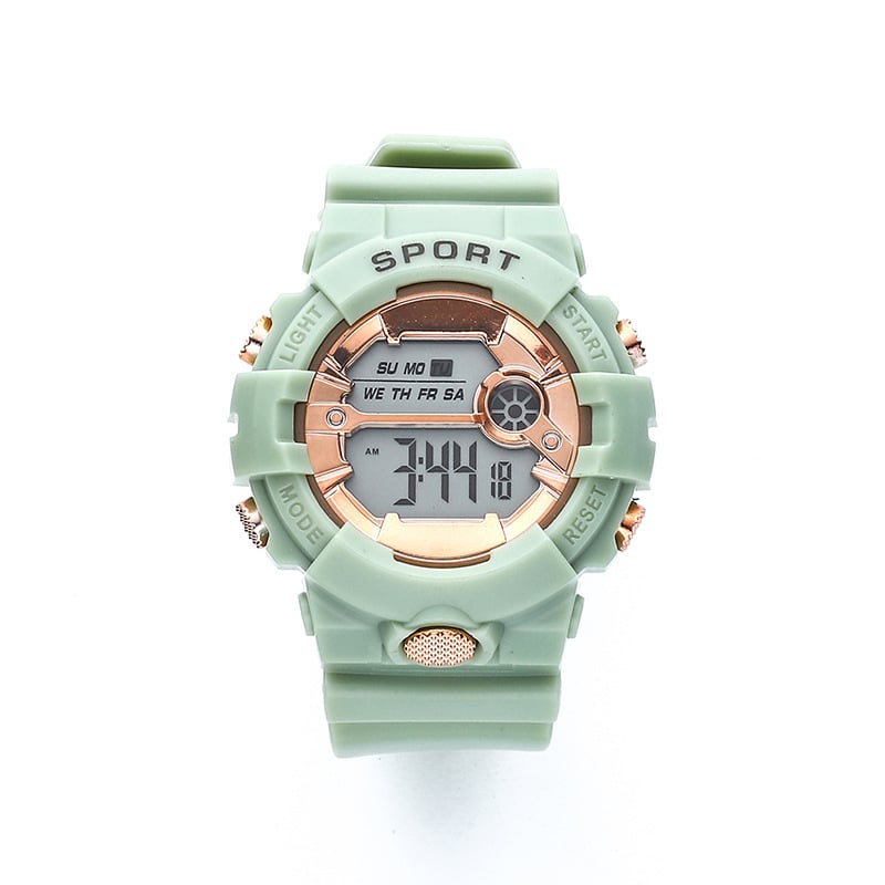 Taili Electronics Ükssarve kronograaf kell elektronilise liikumisega, numbriline kuvamine, fosfoorsentsvalgustus, taimer, kuupäev ja äratus