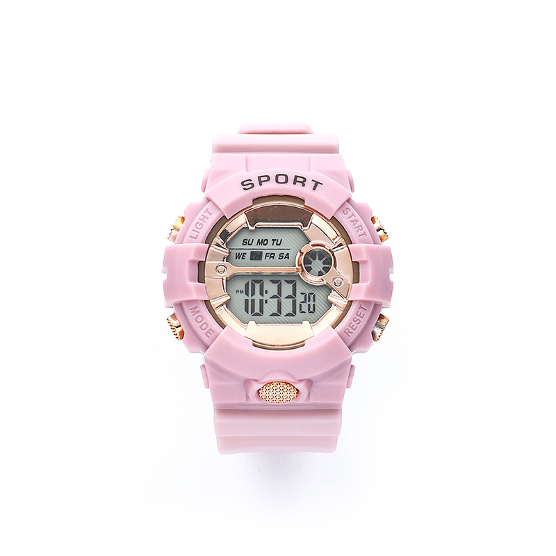 Taili Electronics Ükssarve kronograaf kell elektronilise liikumisega, numbriline kuvamine, fosfoorsentsvalgustus, taimer, kuupäev ja äratus