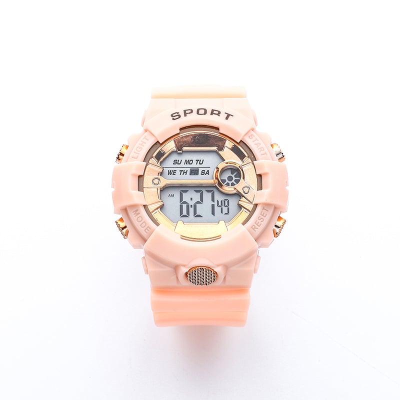 Taili Electronics Ükssarve kronograaf kell elektronilise liikumisega, numbriline kuvamine, fosfoorsentsvalgustus, taimer, kuupäev ja äratus