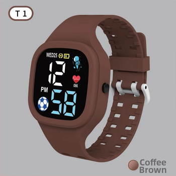 T1LED Digitālais Elektroniskais Pulkstenis — Ovāls dial 43 mm, Plastmasas korpuss