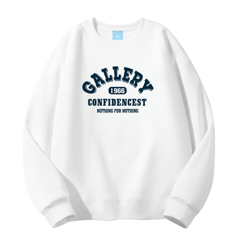 Muška zimska dukserica s okruglim izrezom, širokog kroja