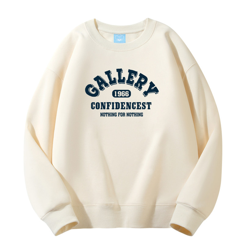 Muška zimska dukserica s okruglim izrezom, širokog kroja