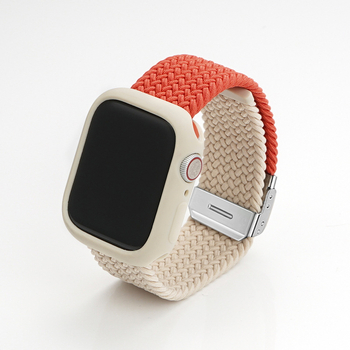 Jinxin pleteni najlonski remen za Apple Watch, s kopčom Buckle, kompatibilan s Apple Watch, težina 15 g