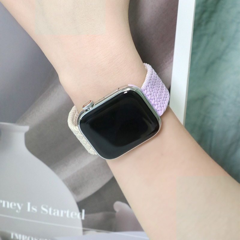 Jinxin pleteni najlonski remen za Apple Watch, s kopčom Buckle, kompatibilan s Apple Watch, težina 15 g