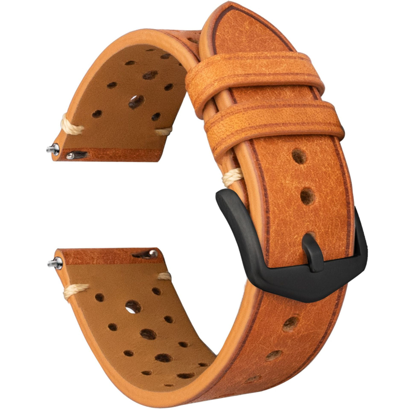 Kožni kaiš za sat 20 mm, brend Heqi, prirodna koža, vintage britanski retro stil, zimska 2023