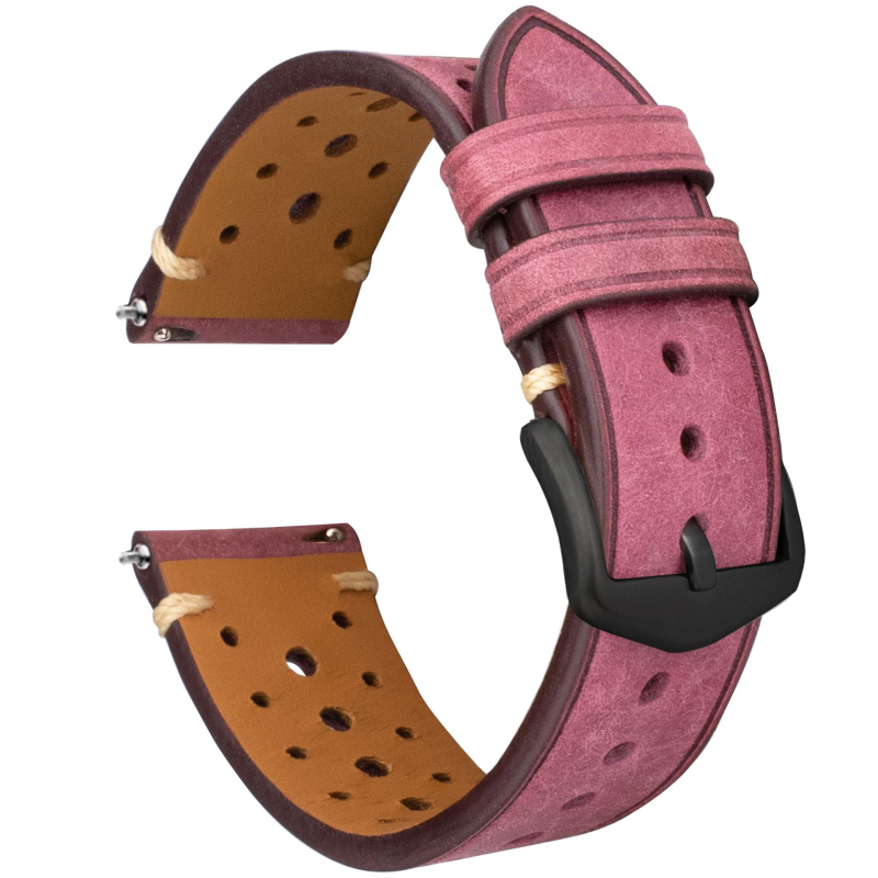 Kožni kaiš za sat 20 mm, brend Heqi, prirodna koža, vintage britanski retro stil, zimska 2023