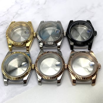 NH35 kompatibilno kućište za sat s prozirnim stražnjim dijelom, od nehrđajućeg čelika i safirnim staklom