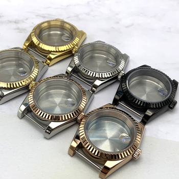 NH35 kompatibilno kućište za sat s prozirnim stražnjim dijelom, od nehrđajućeg čelika i safirnim staklom