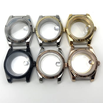 NH35 kompatibilno kućište za sat s prozirnim stražnjim dijelom, od nehrđajućeg čelika i safirnim staklom