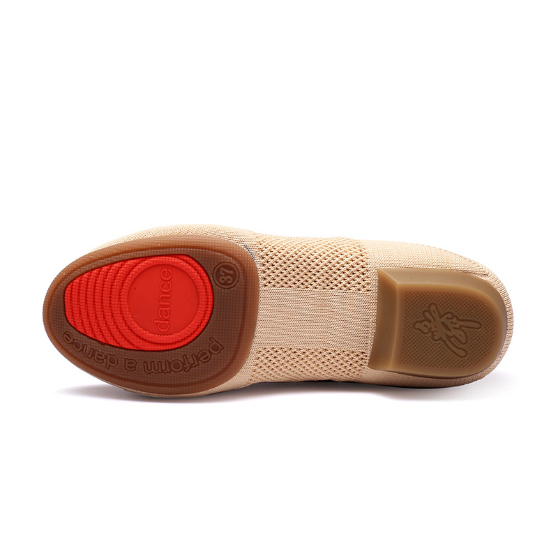 Moteriški baleto bateliai su raišteliais, tinklo viršus, kvėpuojantys, baletui, džezui ir šiuolaikiniam šokiui