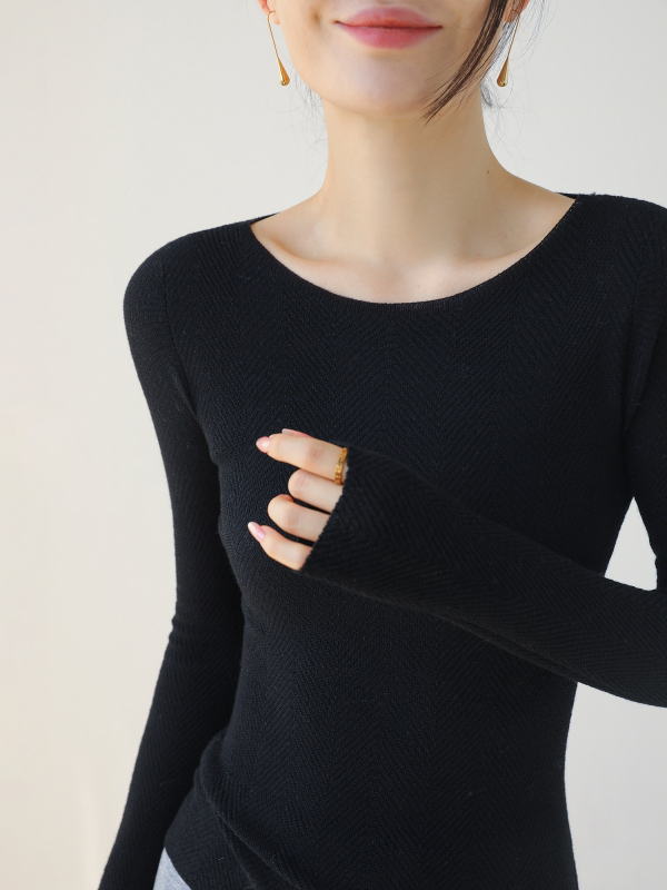 Ženski pleteni džemper od vune 95%+, bezšavni dizajn, polovični turtleneck, uski kroj, ležerni stil